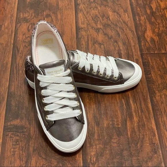 kate spade Shoes - 💖 NIB Keds x Kate Spade New York Crew Kick 75 Pewter Sneaker (Size 8)